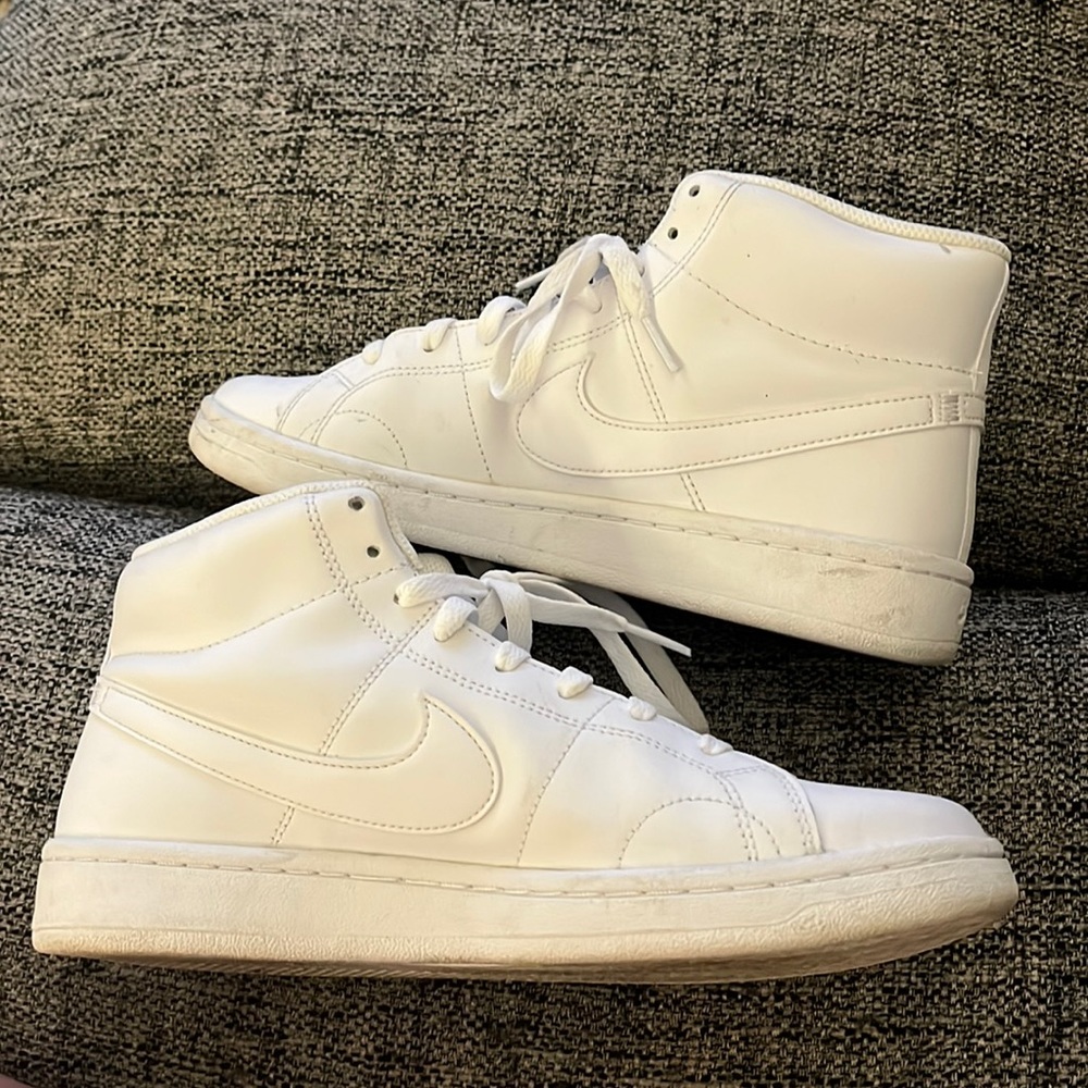 White Nike High Tops